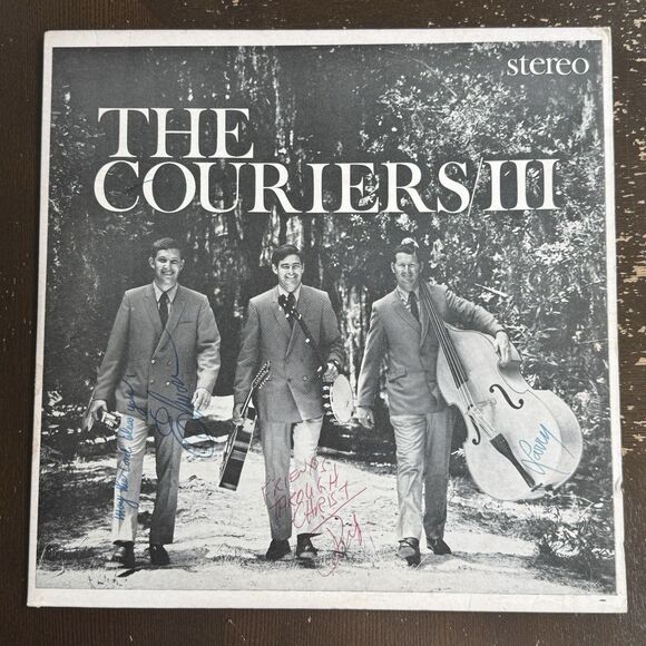 The Couriers Autographed Record Signed By All 3 Members Southern Gospel Folk